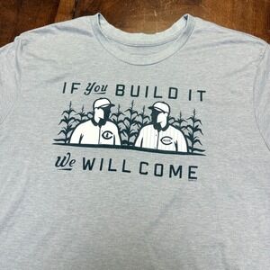 Baseballism T-Shirt Mens XXL Gray Field of Dreams Cubs Reds Graphic Tee
